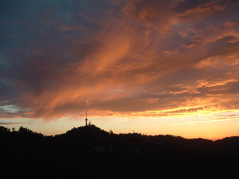 tramonto a Shimla