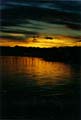 tramonto dal molo lago yehuin